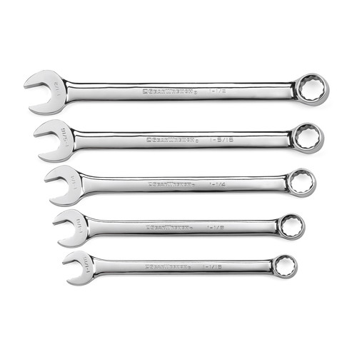  | GearWrench 81921 5-Piece SAE Large Add-On Combination Non-Ratcheting Wrench Set image number 0