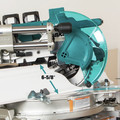 Makita XSL06PM 36V (18V X2) LXT Brushless Lithium-Ion 10 in. Cordless Dual-Bevel Sliding Compound Miter Saw with Laser Kit and 2 Batteries (4 Ah) image number 12
