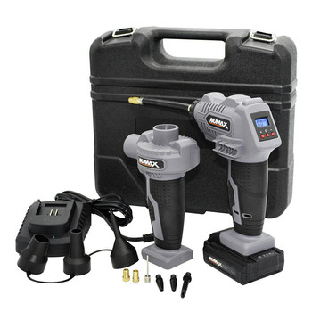 INFLATORS | NuMax SH16VIPK Cordless 16V Power Inflator and Air Pump Kit with Case