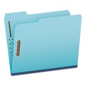 Office Jansan | Pendaflex 61542 Earthwise 2 in. Expansion 2 Fasteners Heavy-Duty Pressboard Fastener Letter Folders - Light Blue (25/Box) image number 0