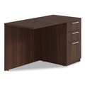 Office Desks & Workstations | Alera AE1NZK-R2448UF HRG 48 in. x 24 in. x 29 in. Seville Series Right Desk Return with Pedestal - Mahogany image number 0