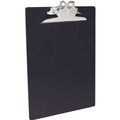 Office Jansan | Saunders 21603 1 in. Clip Capacity 8.5 in. x 11 in. Recycled Plastic Clipboard with Ruler Edge - Black image number 2