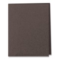 Office Jansan | Oxford 57506EE Twin-Pocket Folder Embossed Leather Grain Paper - Black (25/Box) image number 3