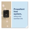 Odor Control | Tork 256023 Constant 3.93 in. x 4.72 in. x 5.98 in. Air Freshener Dispenser - Black (6/Carton) image number 8