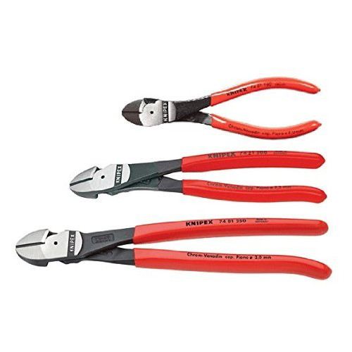 Pliers | Knipex 002005US 3-Piece High Leverage Diagonal Cutters Set image number 0