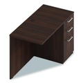 Office Desks & Workstations | Alera AE1NZK-R2448UF HRG 48 in. x 24 in. x 29 in. Seville Series Right Desk Return with Pedestal - Mahogany image number 3