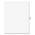 Dividers & Tabs | Avery 11923 11 in. x 8.5 in. 10-Tabs, 13-Title Tabs Preprinted Legal Exhibit Side Tab Index Dividers - White (25/Pack) image number 0