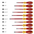 Screwdrivers | Wiha Tools 32198 (11-Piece) Insulated SlimLine Screwdriver Set image number 3