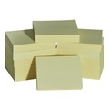  | Universal UNV35662 100 Sheet Self-Stick 1-1/2 in. x 2 in. Note Pads - Yellow (12/Pack) image number 3