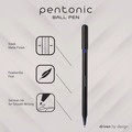 Pens | TOPS PEN12126 Fine 0.7 mm PENTONIC Stick Ballpoint Pen - Assorted Ink Colors/Black Barrel (25/Pack) image number 1