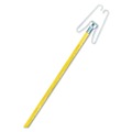 Mops | Boardwalk BWK1492 0.94 in. x 48 in. Wedge Dust Mop Head Frame/Lacquered Wood Handle - Natural image number 2