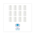 Paper Towels and Napkins | Boardwalk 8123 2 in. Core 1-Ply 8 in. x 600 ft. Hardwound Paper Towels - White (12/Carton) image number 2