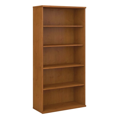 Office & Office Supplies | Bush WC72414 35.63 in. x 15.38 in. x 72.78 in. Series C Collection 5-Shelf Bookcase - Natural Cherry image number 0