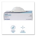 Disposable Gloves | Boardwalk BWK365MBX 2.6 mil General Purpose Powder/Latex-Free Vinyl Gloves - Medium, Clear (100/Box) image number 5