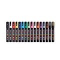 Permanent Markers | uni-ball PC5M16C Medium Bullet Tip Water-Based Paint Markers - Assorted Colors (16/Pack) image number 1
