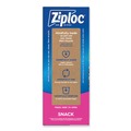 Food Service | Ziploc 315892 6.5 in. x 3.25 in. Seal Top Snack Bags - Clear (1080/Carton) image number 4