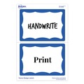 Office Jansan | Avery 05144 3.38 in. x 2.33 in. Printable Adhesive Name Badges - Blue Border (100/Pack) image number 1