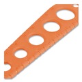 Knives | Westcott 17521 1.2 in. Blade 5.75 in. Plastic Handle Safety Cutter - Orange (5/Pack) image number 2