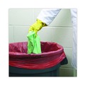 Office Jansan | Boardwalk A6639PRK 33 in. x 39 in. 1.3 mil 33 gal. Linear Low Density Health Care Trash Can Liners - Red (150/Carton) image number 3