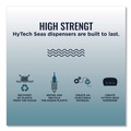 Office & Office Supplies | Papernet 419485 5.5 x 15.7 x 9.8 HyTech Seas Mini JRT Twin Dispenser - Black (1/Carton) image number 3