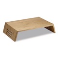 Office Furniture Accessories | Officemate 71008 Bamboo Desktop Monitor Stand For 16-in Monitors 17.56 x 12.44 x 2.64 Brown Supports 20 lbs image number 0