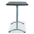  | Iceberg 69317 ARC 30 in. x 60 in. x 30 - 42 in. Height-Adjustable Table - Graphite/Silver image number 4