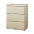 Office Filing Cabinets & Shelves | Alera 26139 30 in. x 18.62 in. x 40.25 in. Three Legal/Letter/A4-Size File Drawers Lateral File Cabinet - Putty image number 1