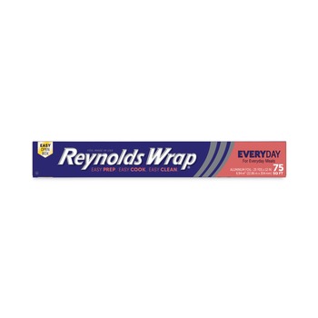 Reynolds Wrap PAC F28015 12 in. x 75 ft. Standard Aluminum Foil Roll - Silver