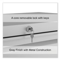 Office Filing Cabinets & Shelves | Alera 25490 36 in. x 18.63 in. x 40.25 in. 3 Legal/Letter/A4/A5 Size Lateral File Drawers - Light Gray image number 3