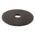 Cleaning & Janitorial Accessories | Boardwalk BWK4019HIP 19 in. Diameter High Performance Stripping Floor Pads - Black (5/Carton) image number 1