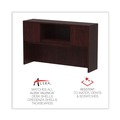  | Alera ALEVA286015MY 58.88 in. x 15 in. x 35.38 in. 4 Compartments Valencia Series Hutch with Doors - Mahogany image number 7