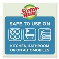 Cleaning Cloths | Scotch-Brite 7232FCT Dobie All-Purpose Cleaning Pad 4.3 x 2.6 0.5-in Thick Yellow 3/Pack 8 Packs/Carton image number 2