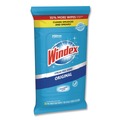 Cleaning Cloths | Windex 378032 7 in. x 8 in. Glass and Surface Wet Wipe - Unscented/White (12/Carton) image number 4