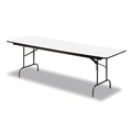 Office & Office Supplies | Iceberg 55217 60 in. x 30 in. x 29 in. OfficeWorks Commercial Wood-Laminate Rectangular Folding Table - Gray/Charcoal image number 0