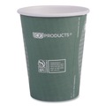 Eco-Products EP-BHC12-WAPK World Art 12 oz. Renewable and Compostable Hot Cups - Gray (50/Pack) image number 0