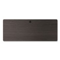 Office Desks & Workstations | Alera 26116 Modern Teacher Series 60 in. x 24 in. x 28.75 in. Left-Side Pedestal: Box/Box/File Pedestal Desk - Charcoal Woodgrain/Gray image number 3