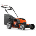 Push Mowers | Husqvarna 967682501 LE121P Battery Push Mower with Battery and Charger image number 1