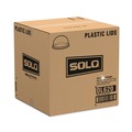 Cups and Lids | SOLO DL620 2.5 oz to 9 oz Plastic Dome-Top Cold Cup Lids - Clear (2500/Carton) image number 1