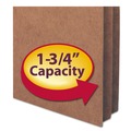 Office Jansan | Smead 74214 1-3/4 in. Expansion Drop Front Pocket - Legal, Manila/Redrope (25/Box) image number 5
