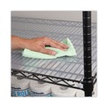 Office Jansan | Alera ALESW59SL3618 Plastic 36 in. x 18 in. Shelf Liners for Wire Shelving - Clear (4/Pack) image number 6