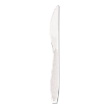 SOLO HSWK-0007 Impress Heavyweight Full-Length Polystyrene Knives - White (1000/Carton)