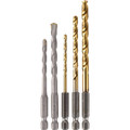  | Makita D-23765 5-Piece 1/4 in. Hex Shank Masonry and Metal Drill Bit Set image number 1