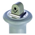 Trash & Waste Bins | Rubbermaid Commercial FG9W3000SSTON GroundsKeeper Tuscan 13 in. x 13 in. x 38.38 in. Receptacle - Sandstone image number 3