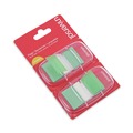 Office Jansan | Universal UNV99003 Page Flags - Green (50 Flags/Dispenser, 2 Dispensers/Pack) image number 1