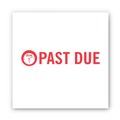 Stamps & Stamp Supplies | ACCUSTAMP2 035571 1.63 in. x 0.5 in. PAST DUE Pre-Inked Shutter Stamp - Red image number 2