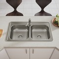 Kitchen Sinks | Elkay D233191 Dayton Top Mount Stainless Steel Kitchen Sink image number 5