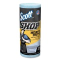 Cleaning & Janitorial Supplies | Scott 32992 10.4 in. x 11 in. 1-Ply Heavy Duty Pro Shop Towels - Blue (12 Rolls/Carton) image number 1