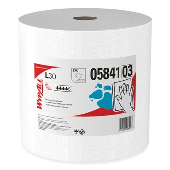 TOILET PAPER | WypAll 05841 875/Roll L30 Wipers Jumbo Roll - White