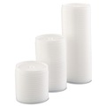 Cups and Lids | Dart 8UL Sip Thru Lids for 6 oz. to 10 oz. Cups - White (100/Pack, 10 Packs/Carton) image number 2
