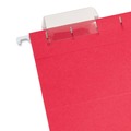Office Jansan | Smead 64059 Colored Hanging File Folders with 1/5 Cut Tabs - Letter, Assorted Bright Colors (25/Box) image number 1